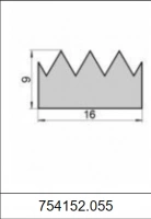 Профиль силиконовый 7754152.055